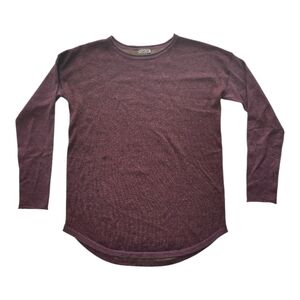 Smartwool Shadow Pine Colorblock Sweater Womens XS Wool Blend Layering